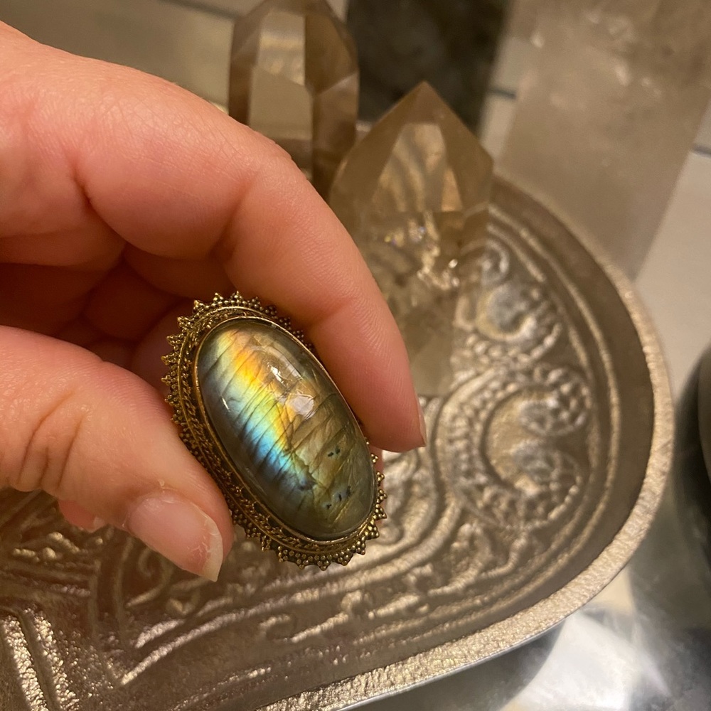 labradorite ring - Picture 5 of 5